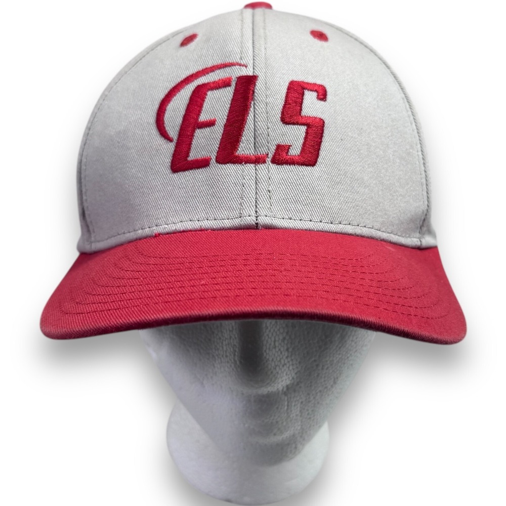 Champro HC4 ELS Snapback Hat Grey Red Adjustable Mens Cap M-XL